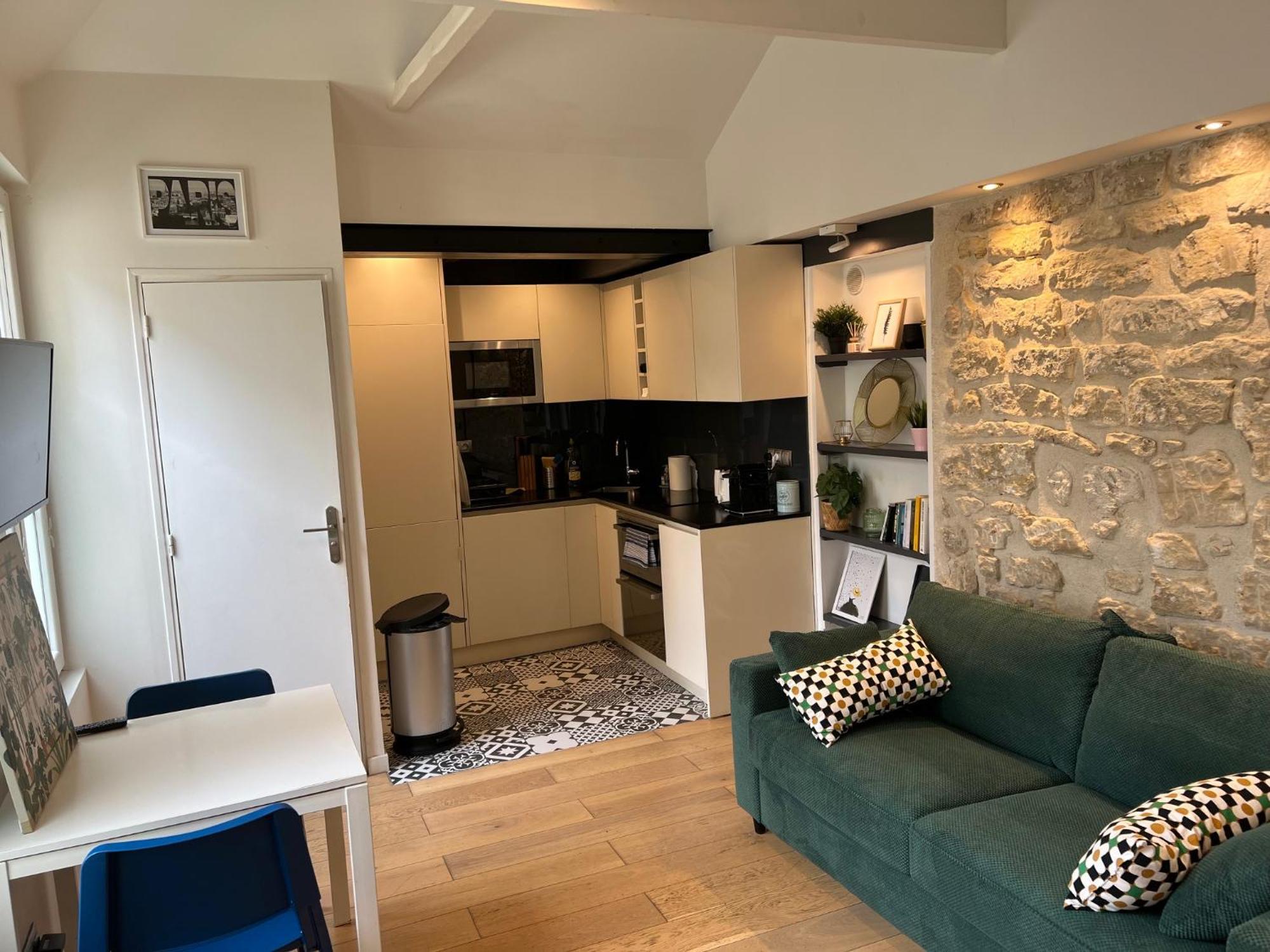 Appartement Atypique Aux Batignolles Parijs Buitenkant foto
