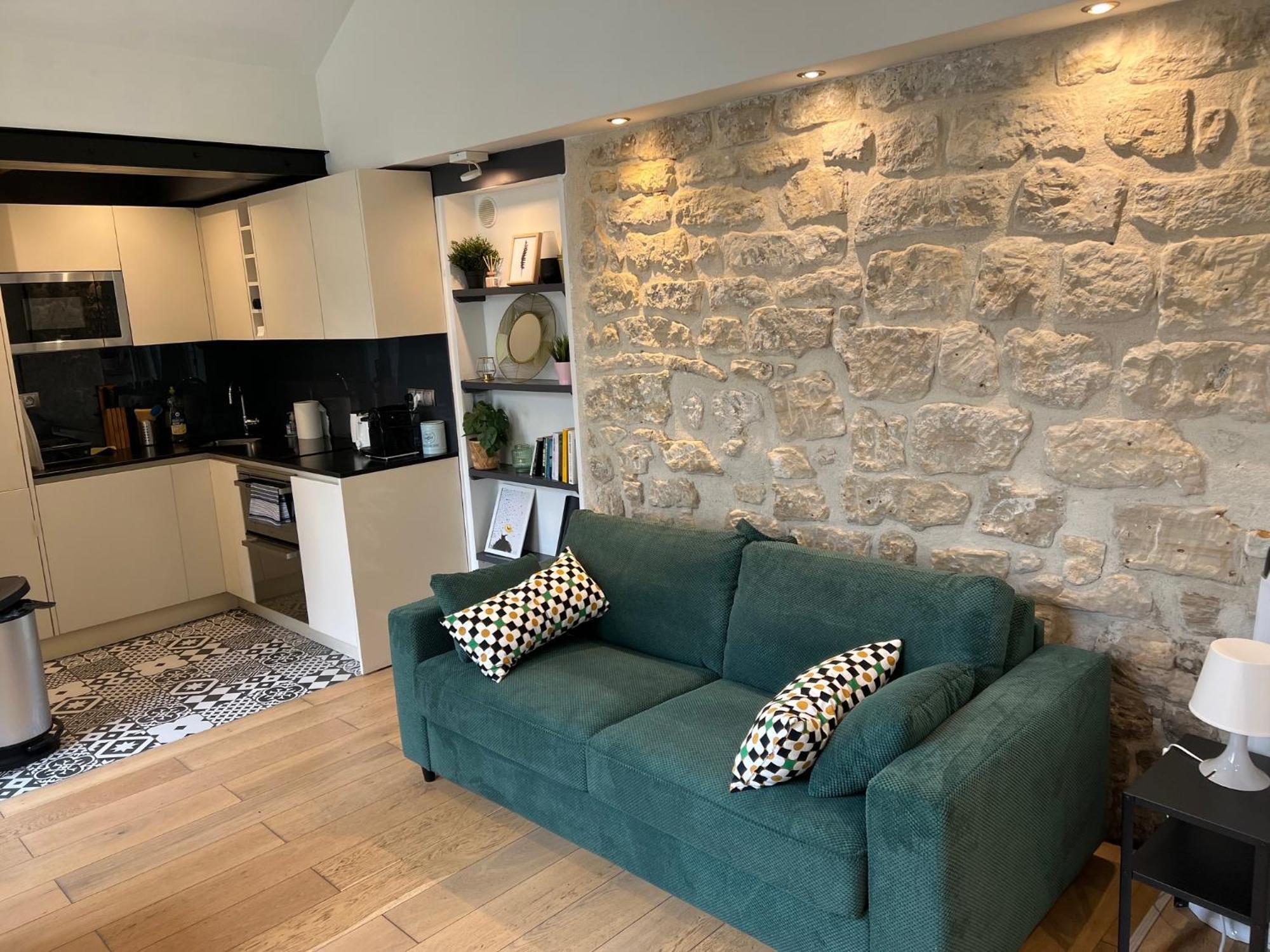 Appartement Atypique Aux Batignolles Parijs Buitenkant foto